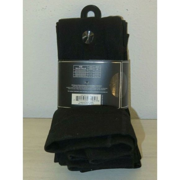 bebe Women's Size L/XL Black Fleece Lined Footless Tights, 2 Pairs - Picture 5 of 8